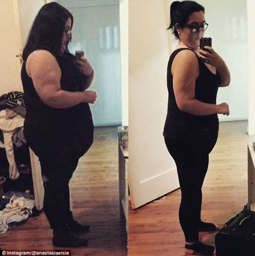 她15个月成功减掉83公斤 她将成功归功于吃金枪鱼沙拉