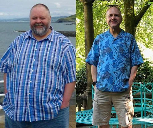 两年减重131公斤 英男子当