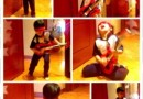 甄子丹五岁幼子曝光 戴墨镜玩吉他摇滚范足